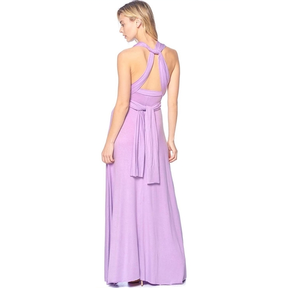 12 Ami Convertible Multi Way Maxi Dress in Royal - Picture 11 of 13